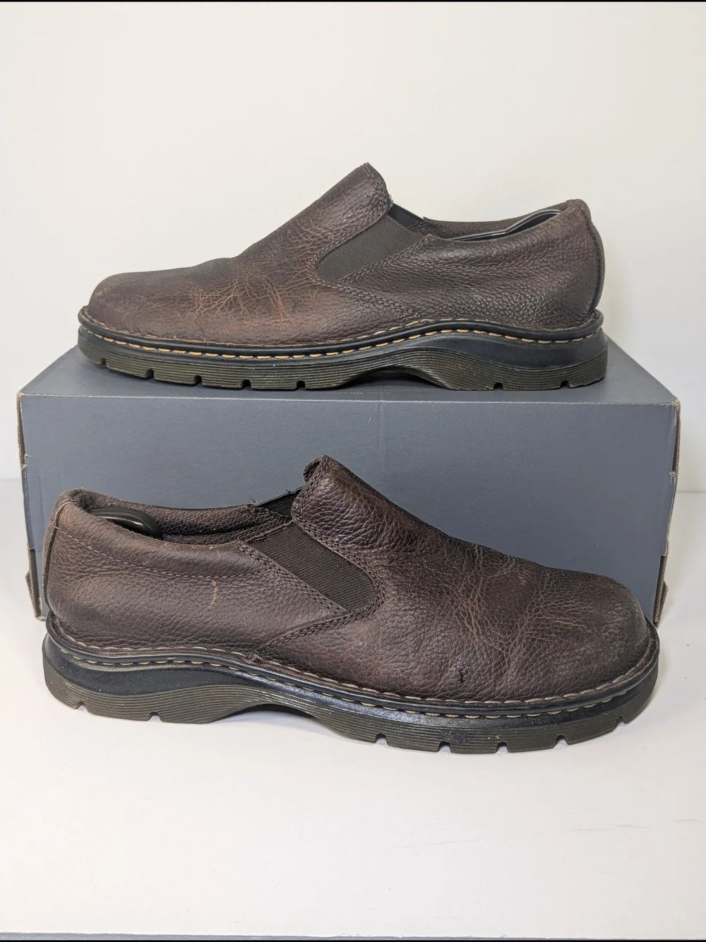 Dr. Martens Bryce Men’s Size 10 Brown Slip On Loafers